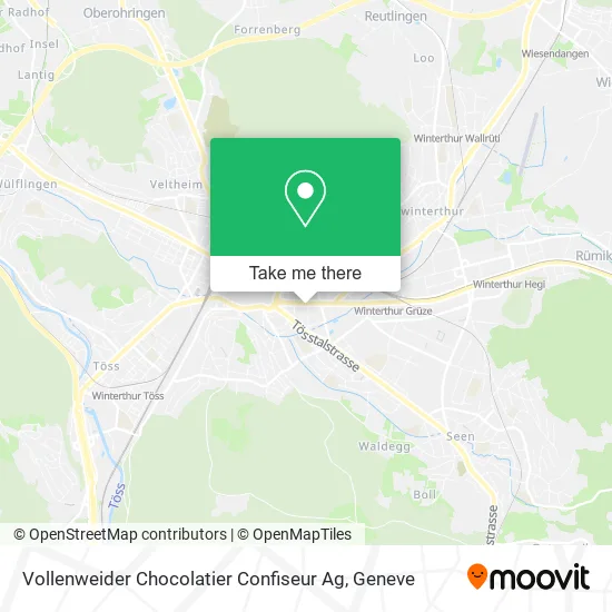 Vollenweider Chocolatier Confiseur Ag map