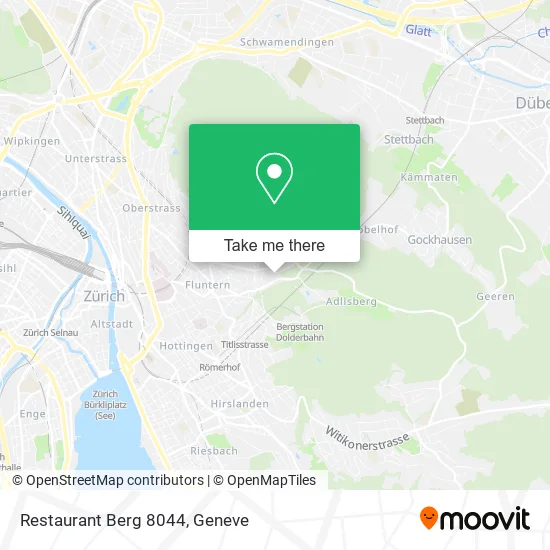 Restaurant Berg 8044 map