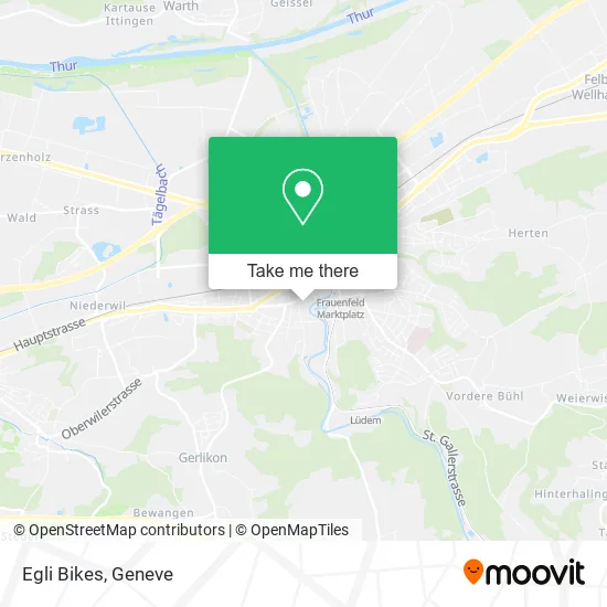 Egli Bikes map