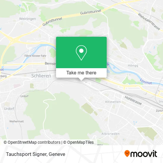 Tauchsport Signer map