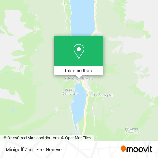 Minigolf Zum See map