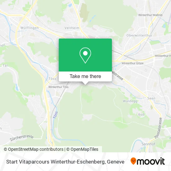 Start Vitaparcours Winterthur-Eschenberg map