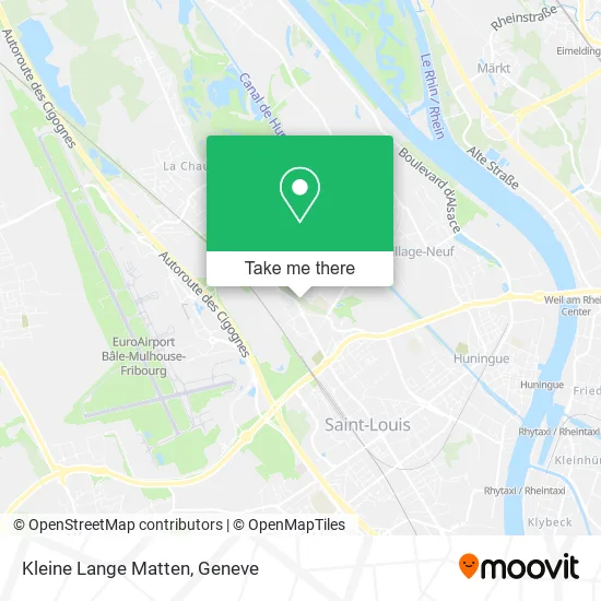 Kleine Lange Matten map