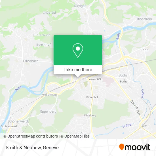 Smith & Nephew map