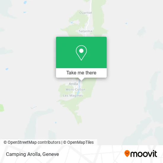 Camping Arolla map