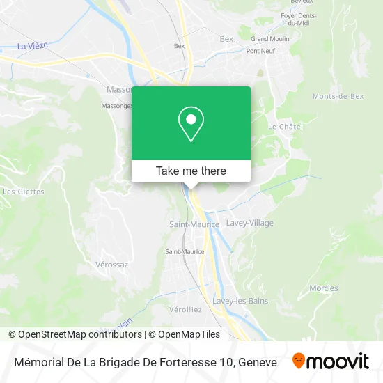 Mémorial De La Brigade De Forteresse 10 map