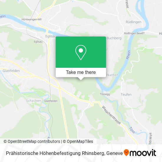 Prähistorische Höhenbefestigung Rhinsberg map