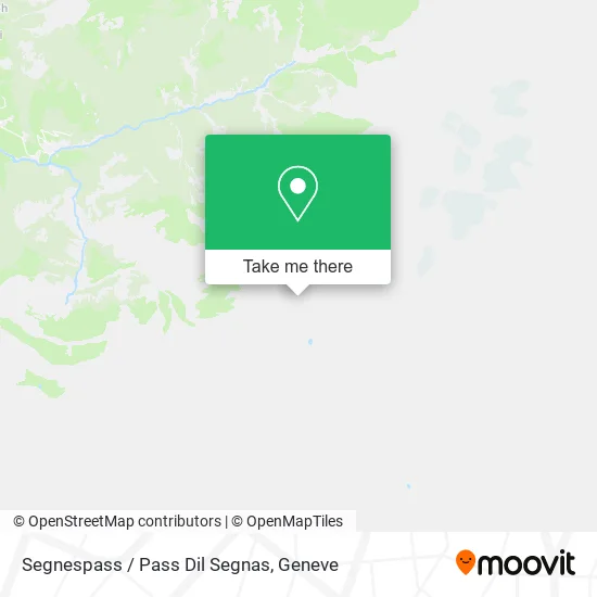 Segnespass / Pass Dil Segnas map