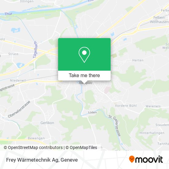 Frey Wärmetechnik Ag map