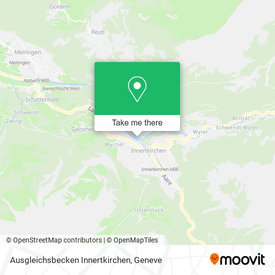 Ausgleichsbecken Innertkirchen map