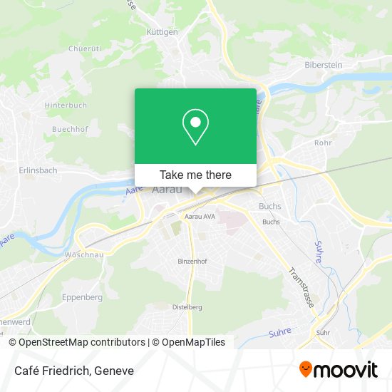 Café Friedrich map