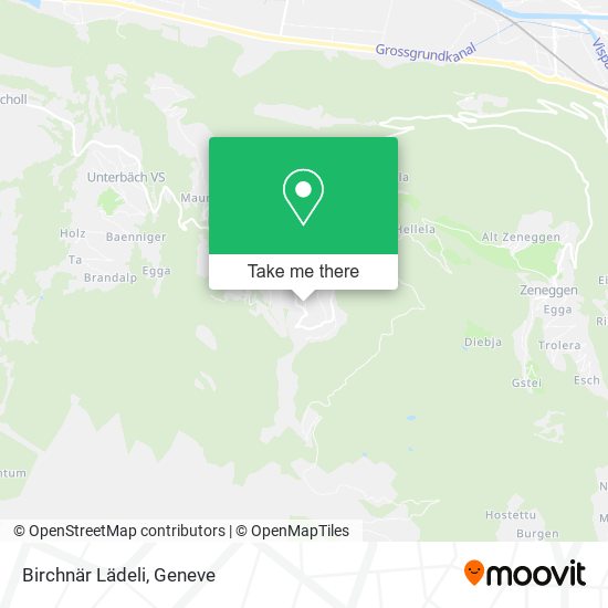 Birchnär Lädeli map