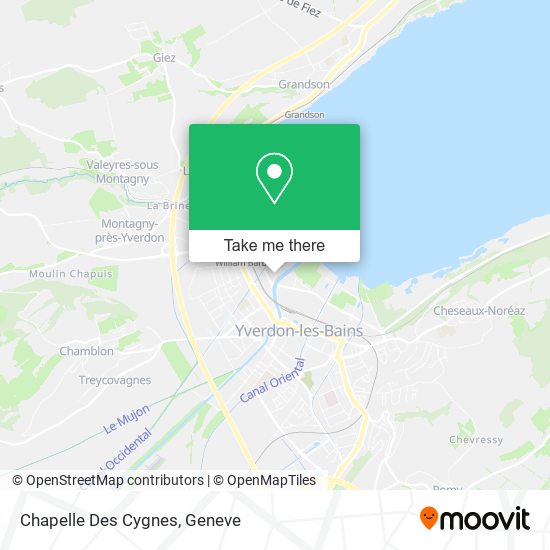 Chapelle Des Cygnes map