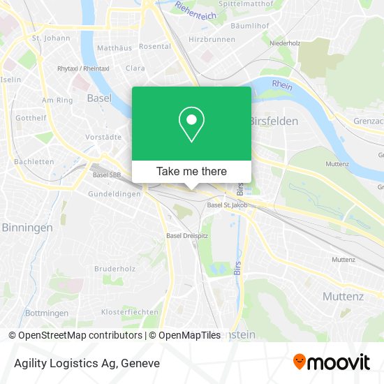 Agility Logistics Ag map