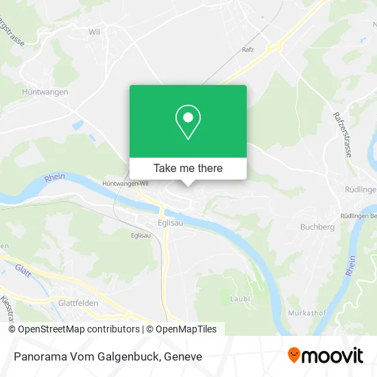 Panorama Vom Galgenbuck map