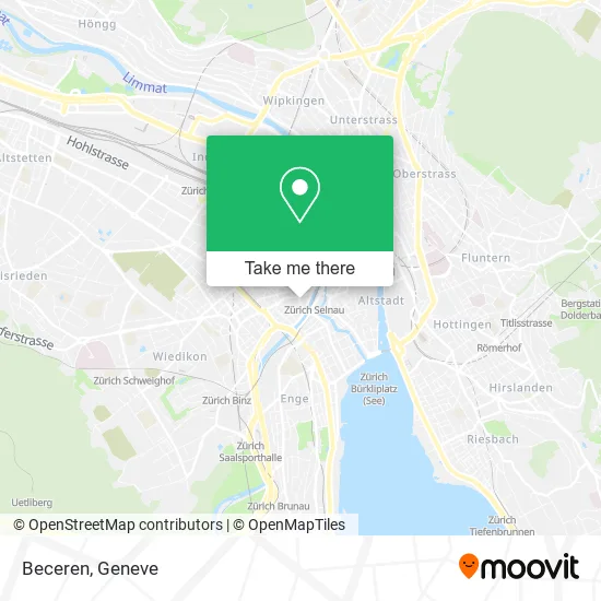 Beceren map