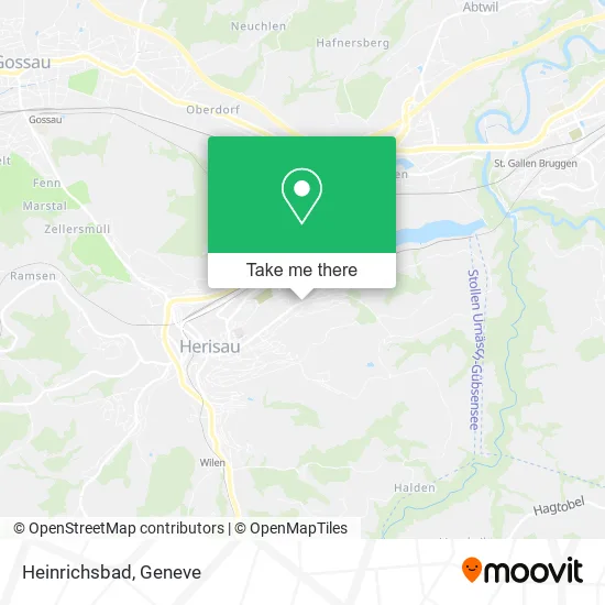 Heinrichsbad map