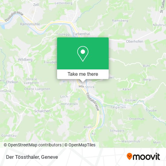 Der Tössthaler map