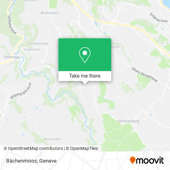 Bächenmoos map