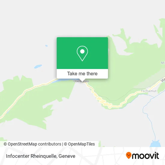 Infocenter Rheinquelle map