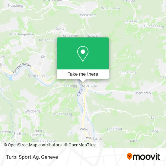 Turbi Sport Ag map