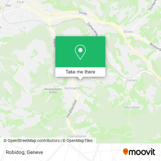 Robidog map