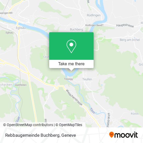 Rebbaugemeinde Buchberg map