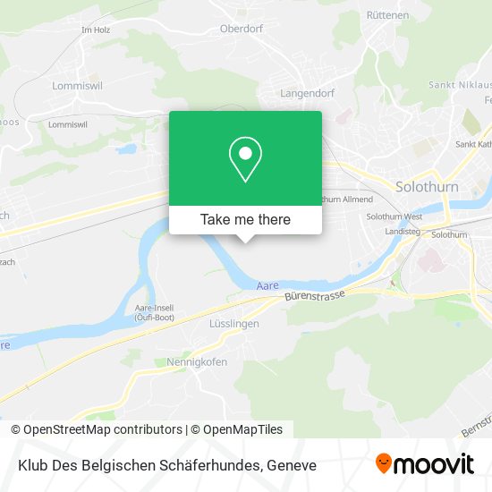 Klub Des Belgischen Schäferhundes map