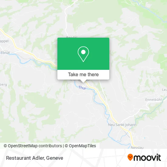 Restaurant Adler map