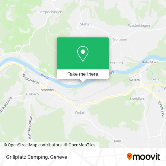 Grillplatz Camping map