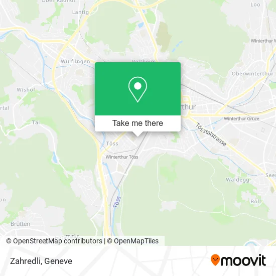 Zahredli map