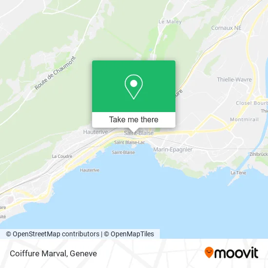 Coiffure Marval map