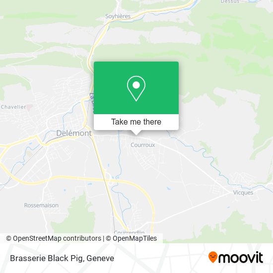 Brasserie Black Pig map