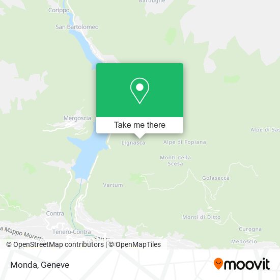 Monda map