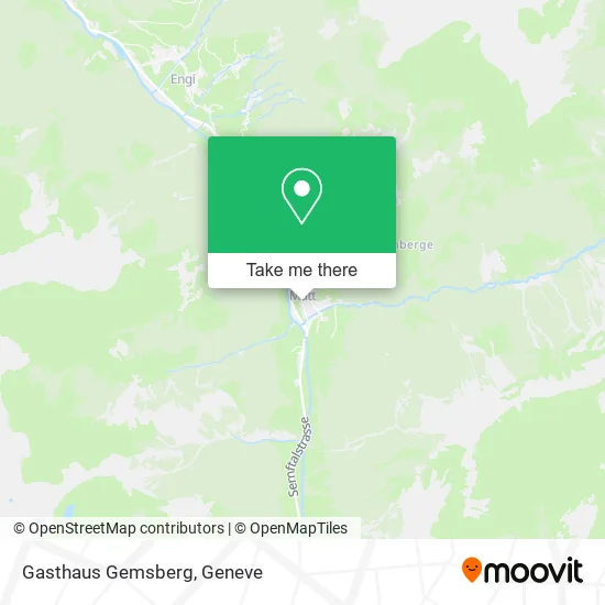 Gasthaus Gemsberg map