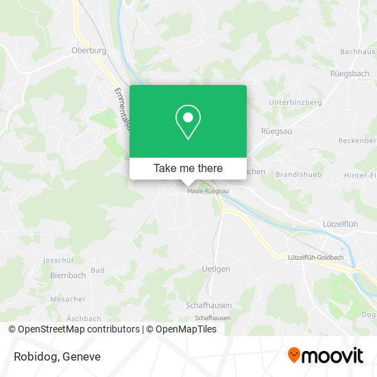 Robidog map