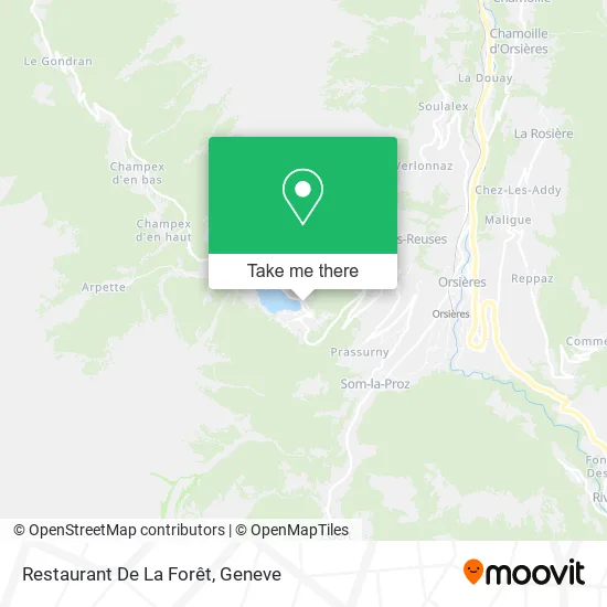 Restaurant De La Forêt map