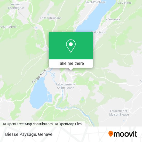 Biesse Paysage map