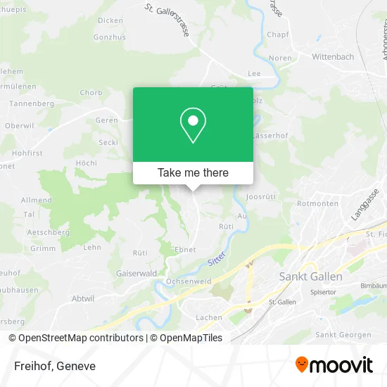 Freihof map