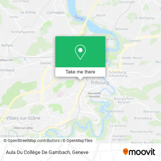 Aula Du Collège De Gambach map