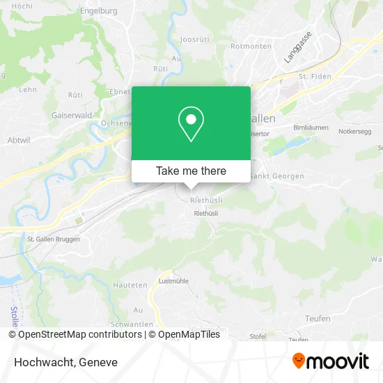 Hochwacht map