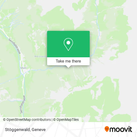 Stöggenwald map