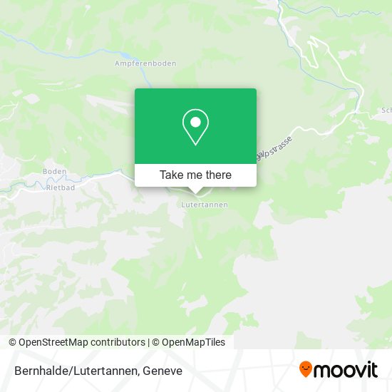 Bernhalde/Lutertannen map