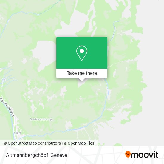 Altmannbergchöpf map