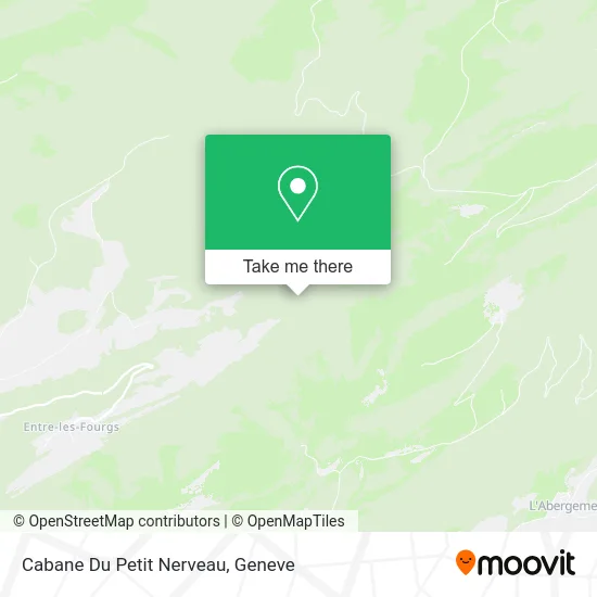 Cabane Du Petit Nerveau map