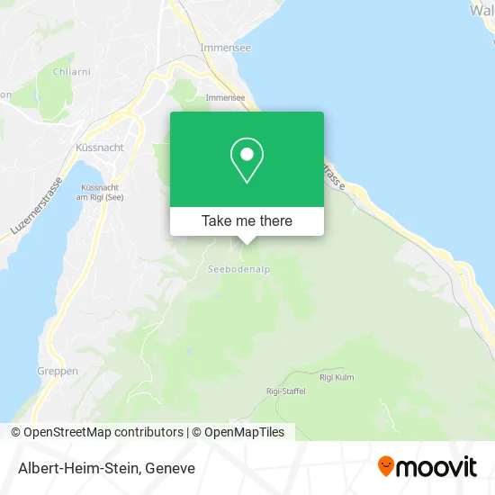 Albert-Heim-Stein map