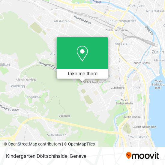 Kindergarten Döltschihalde map