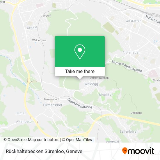 Rückhaltebecken Sürenloo map