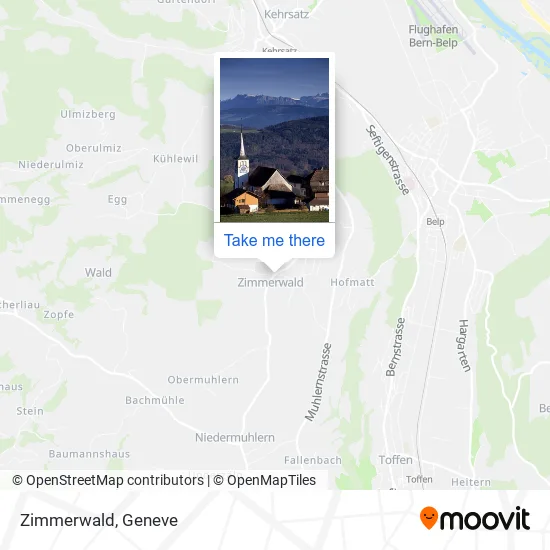 Zimmerwald map