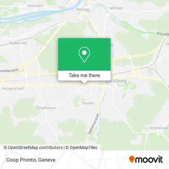 Coop Pronto map